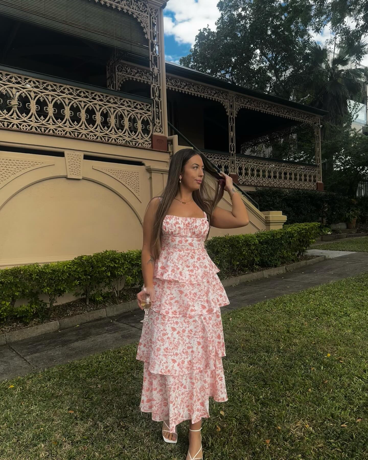Élina – Romantic Floral Long Dress