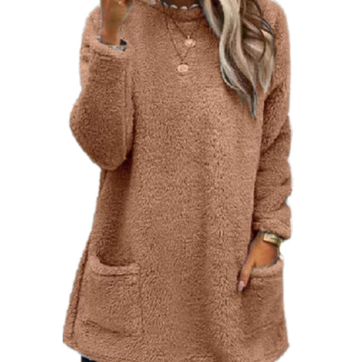 Lucy - Long Sleeve Fleece Sweater