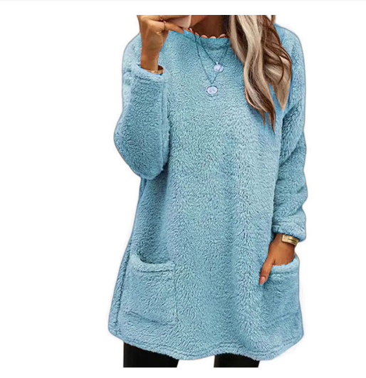 Lucy - Long Sleeve Fleece Sweater