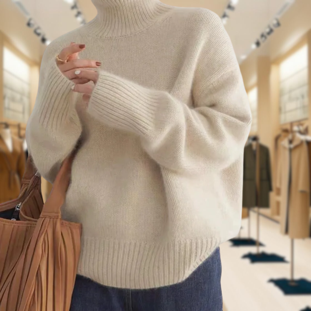 Mirrin – High Collar Sweater