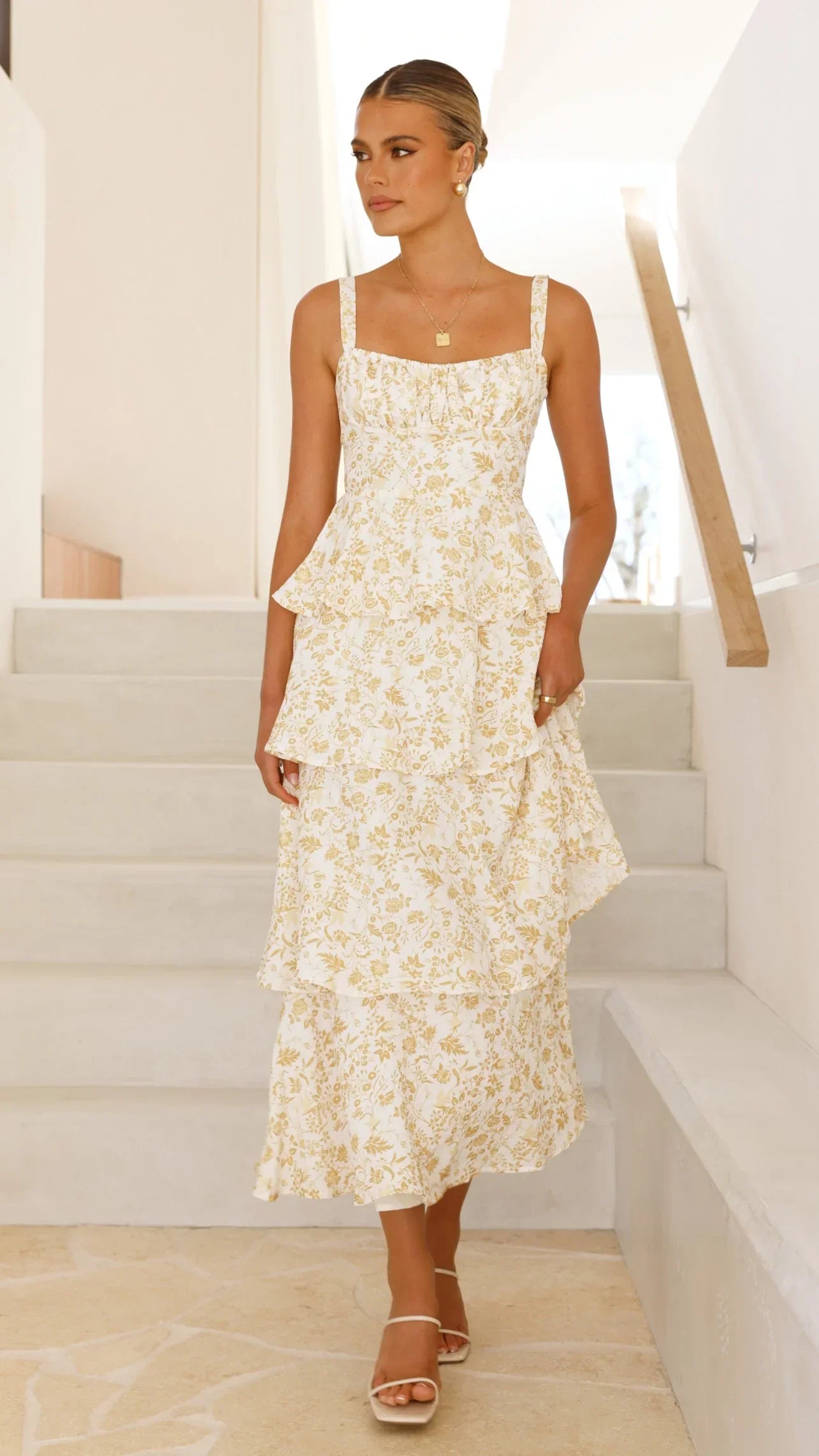Élina – Romantic Floral Long Dress