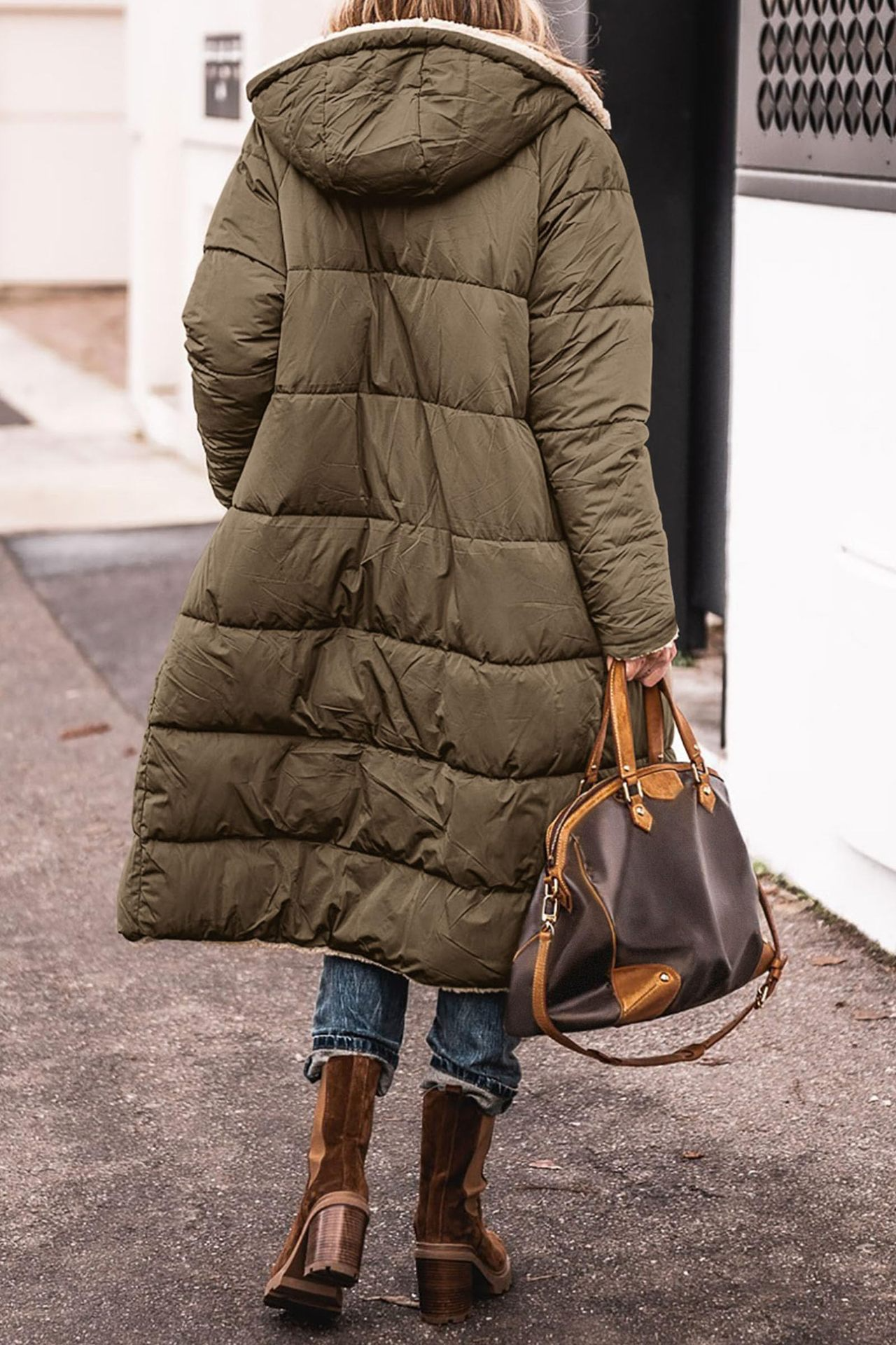 Johna – Luxury Reversible Sherpa Coat