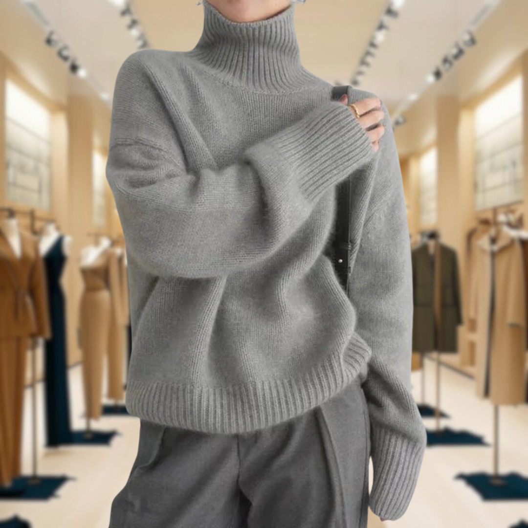 Mirrin – High Collar Sweater