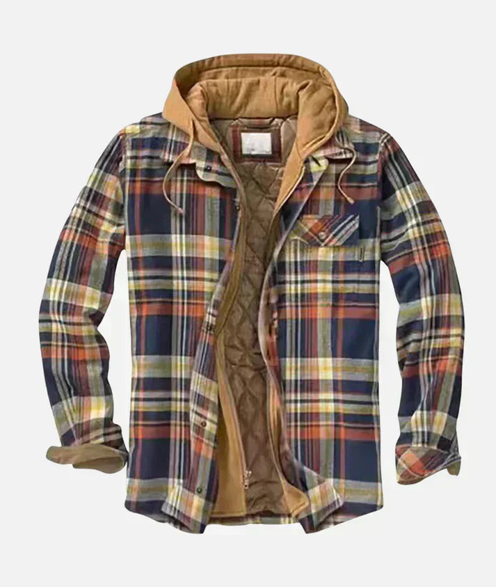 Alain – Checkered Patchwork Jacket