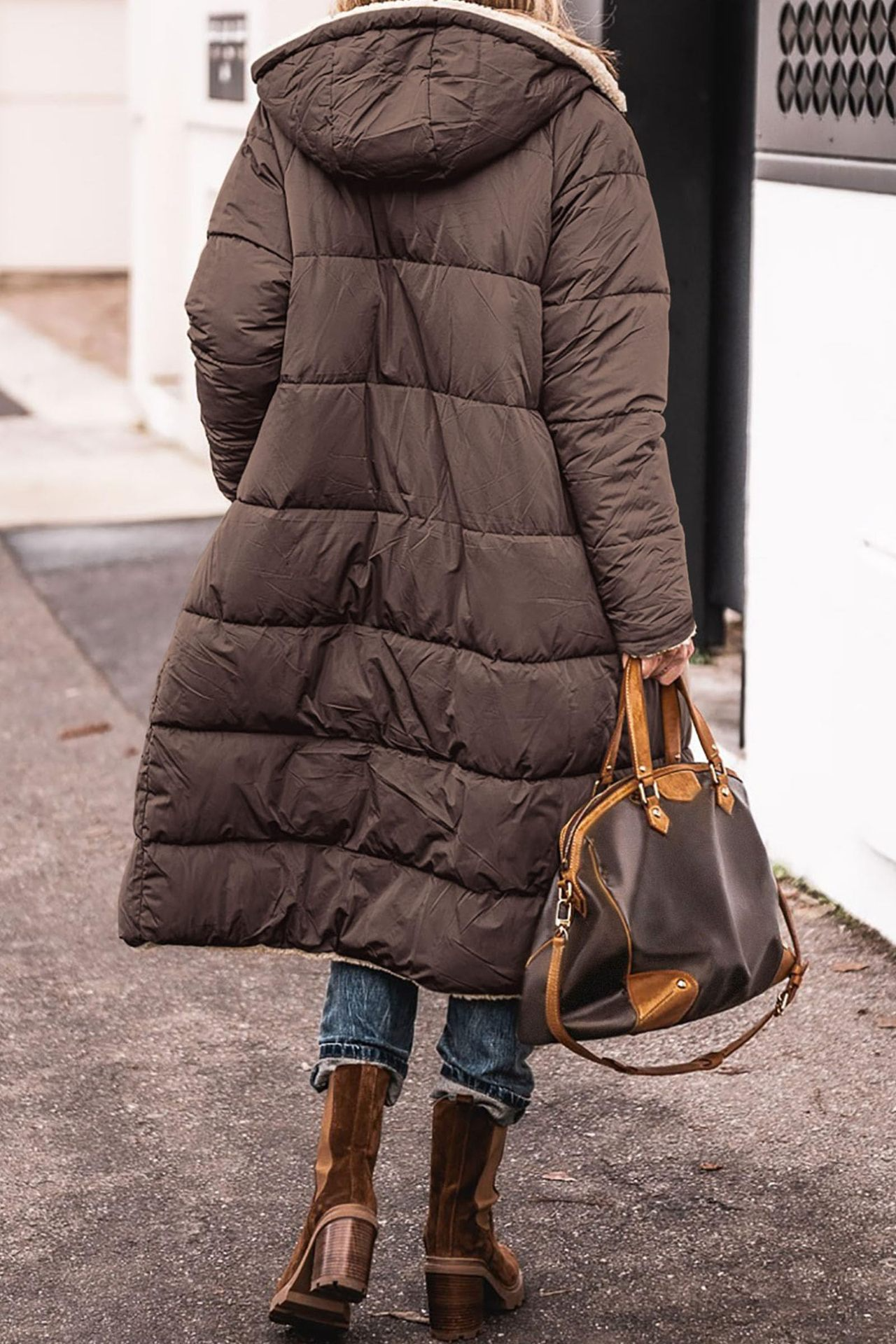 Johna – Luxury Reversible Sherpa Coat