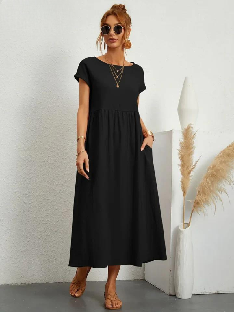 Maëline – Flowing summer dress in light cotton