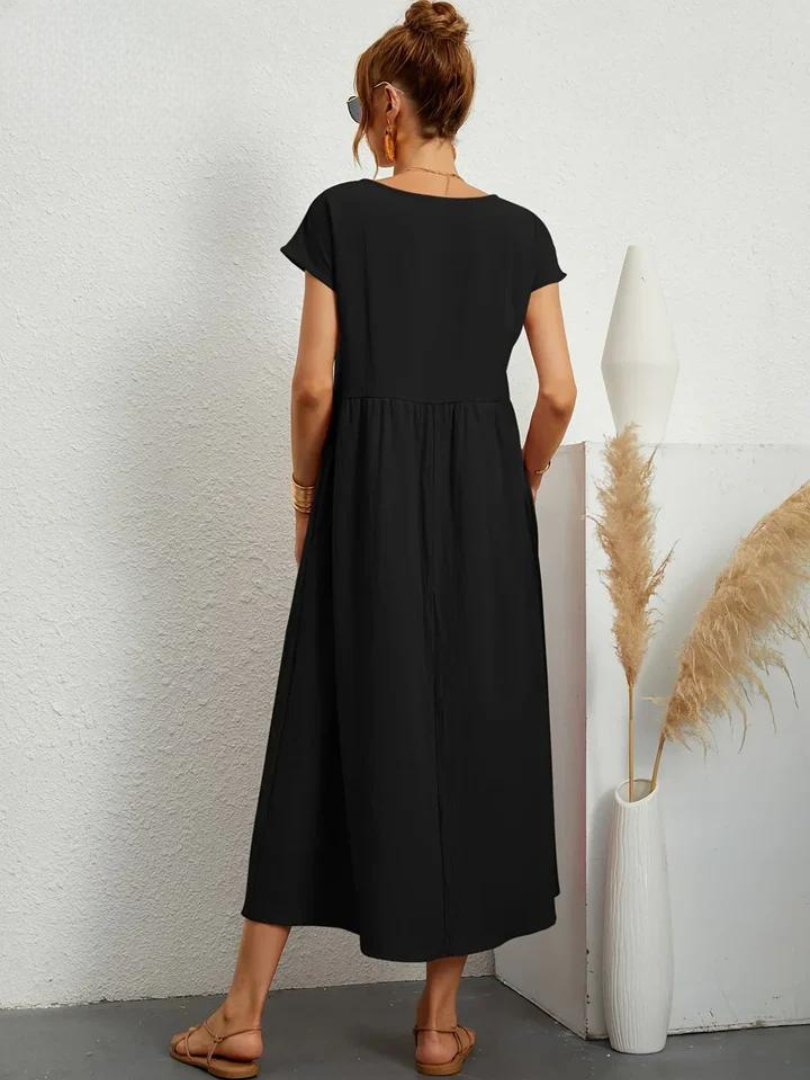 Maëline – Flowing summer dress in light cotton