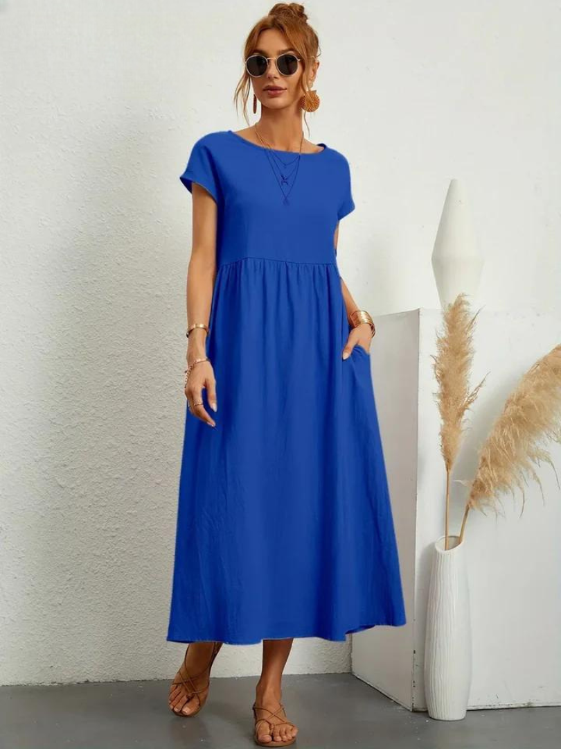 Maëline – Flowing summer dress in light cotton