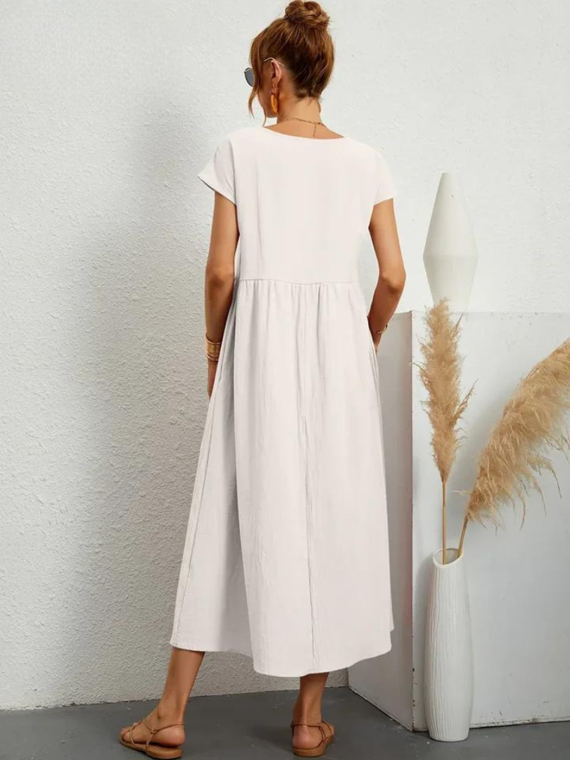 Maëline – Flowing summer dress in light cotton