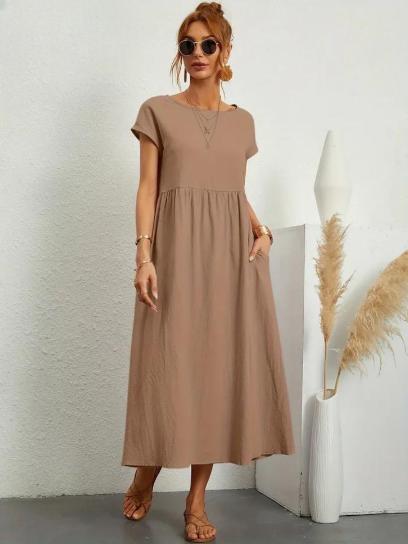 Maëline – Flowing summer dress in light cotton