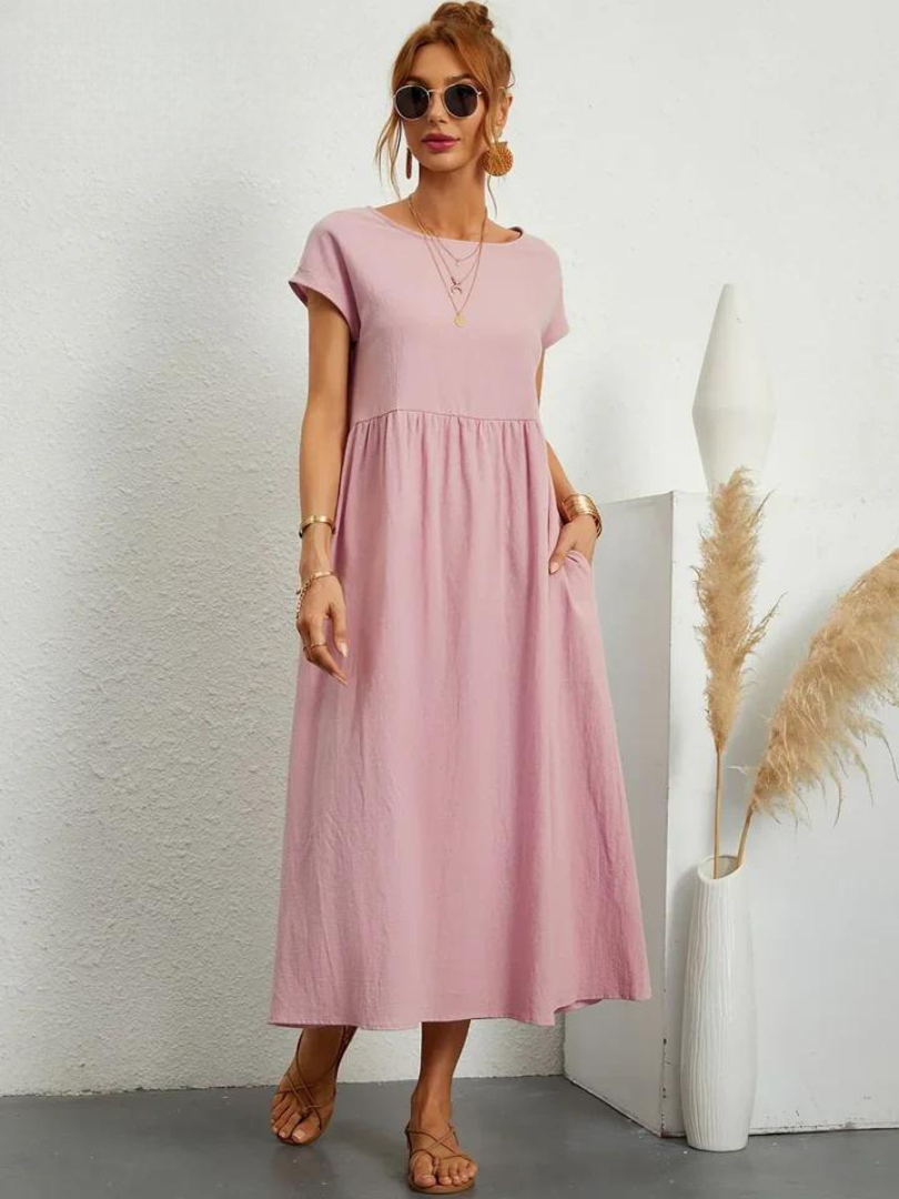 Maëline – Flowing summer dress in light cotton