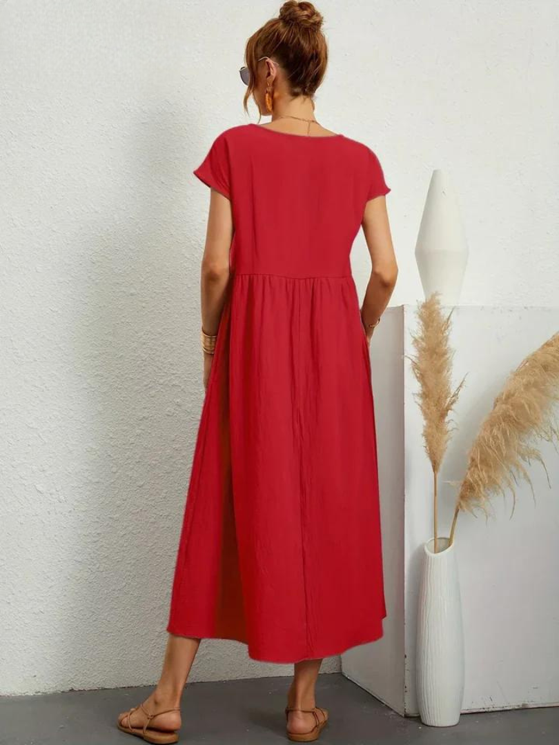 Maëline – Flowing summer dress in light cotton