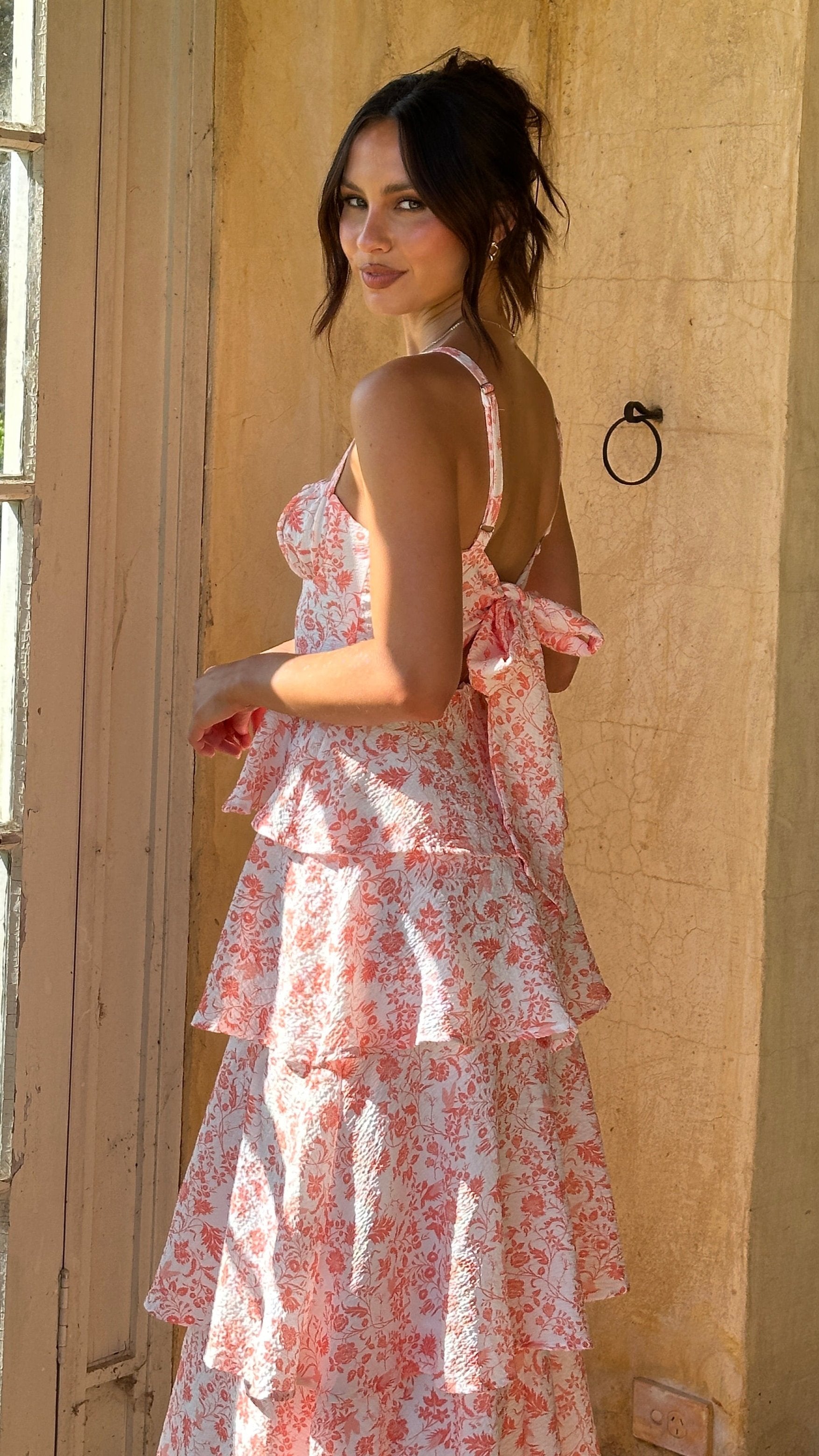 Élina – Romantic Floral Long Dress