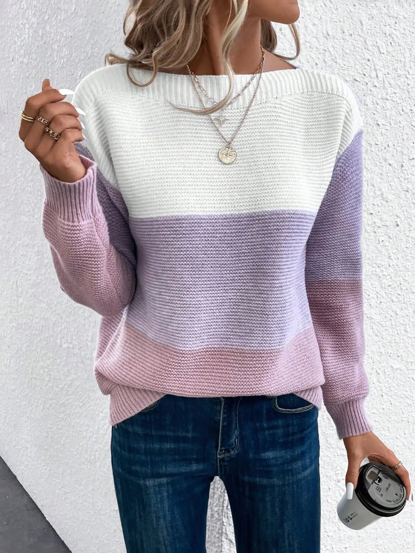 Daphne - Ombre Knit Sweater