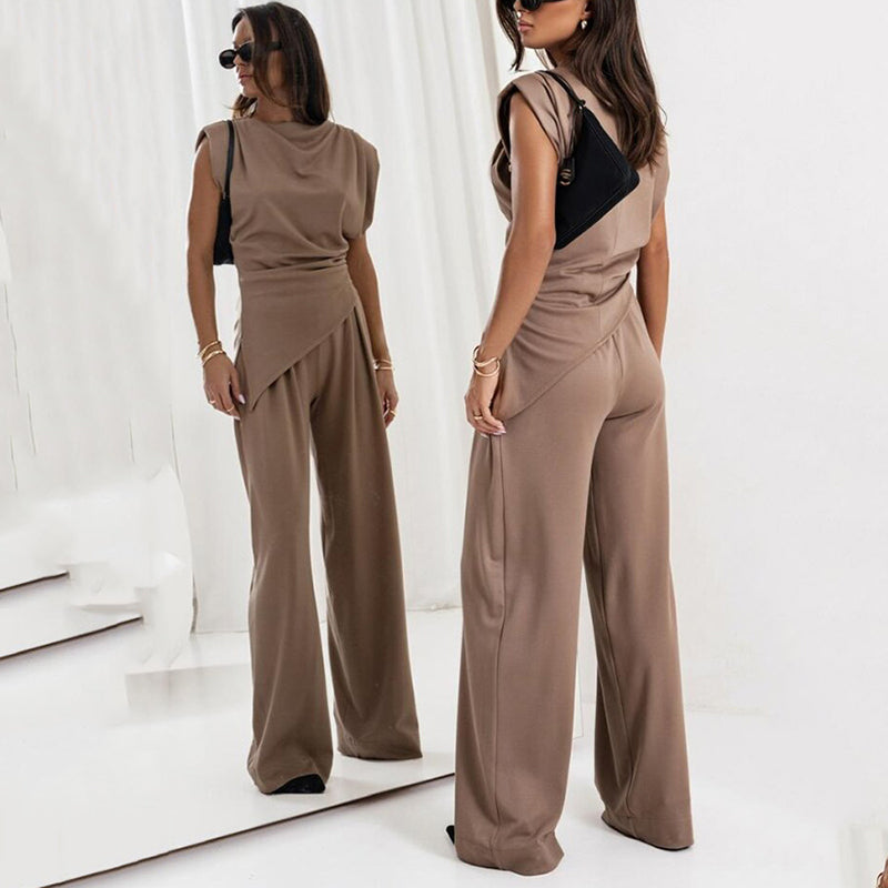 Camille – Draped Two-Piece Set