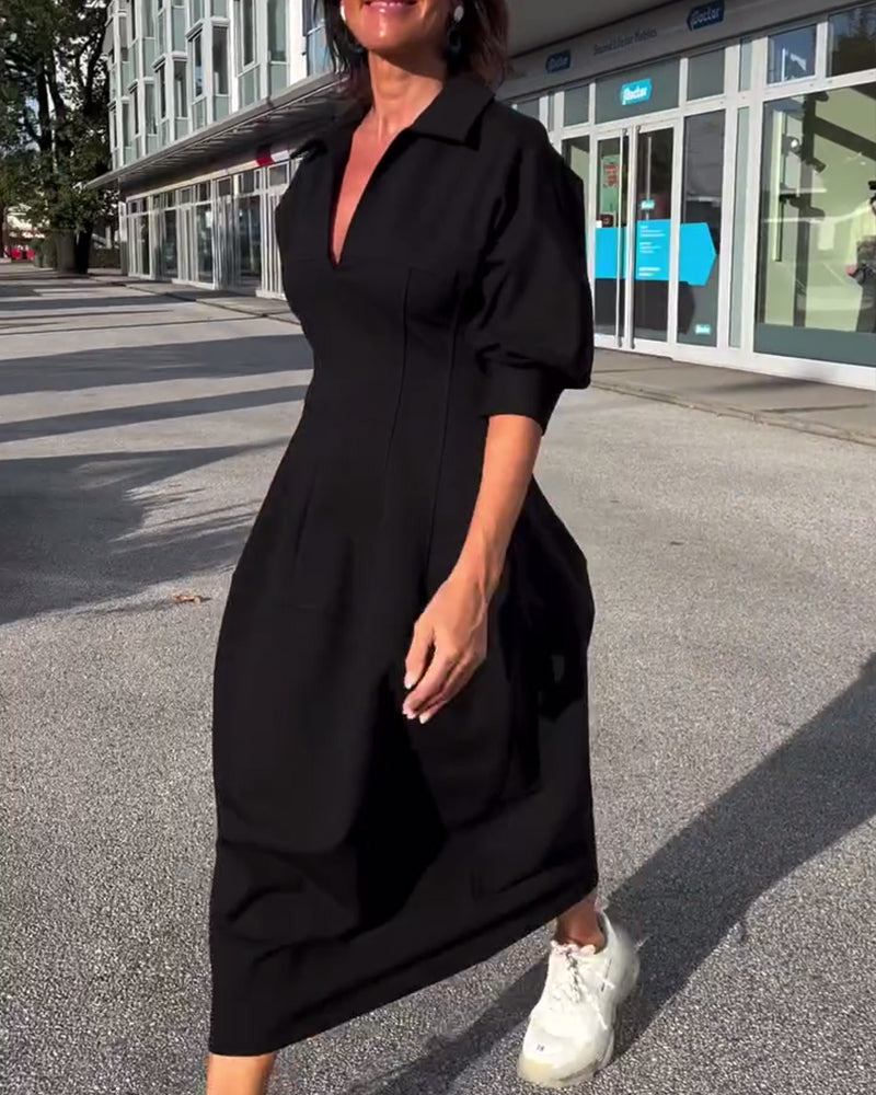 Almira – Elegant Comfort Maxi Dress