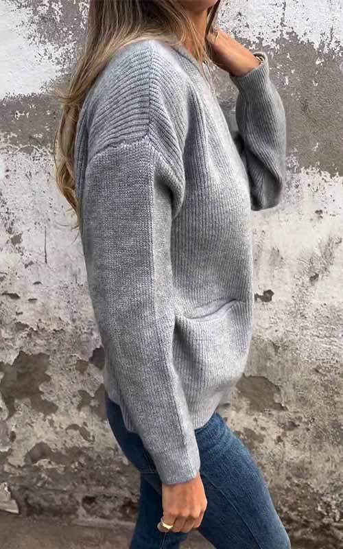 Marcia - Comfortable Zip Cardigan