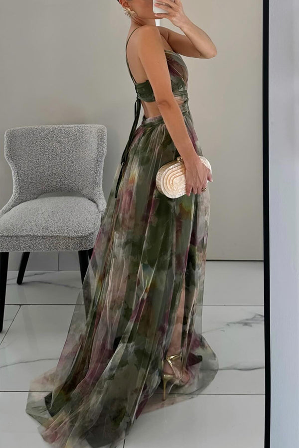 Amalya – Bohemian Floral Maxi Dress