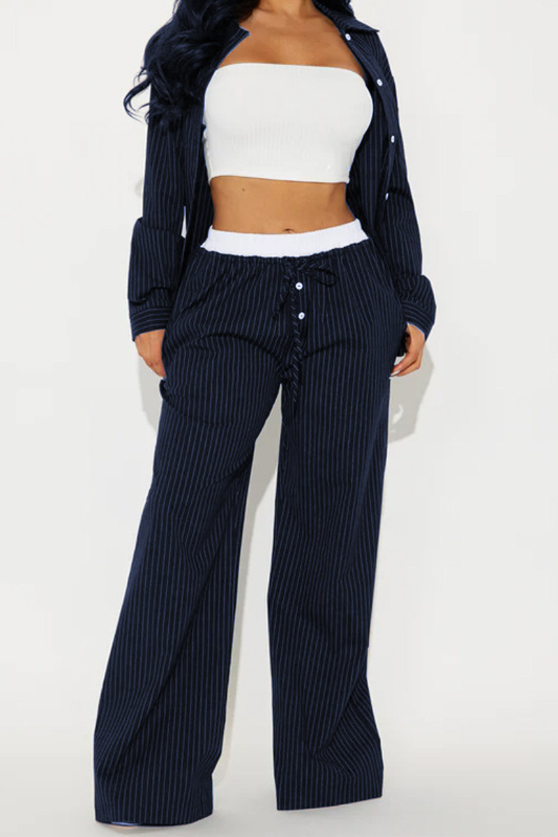 Colette | Two-piece striped set with absolute comfort