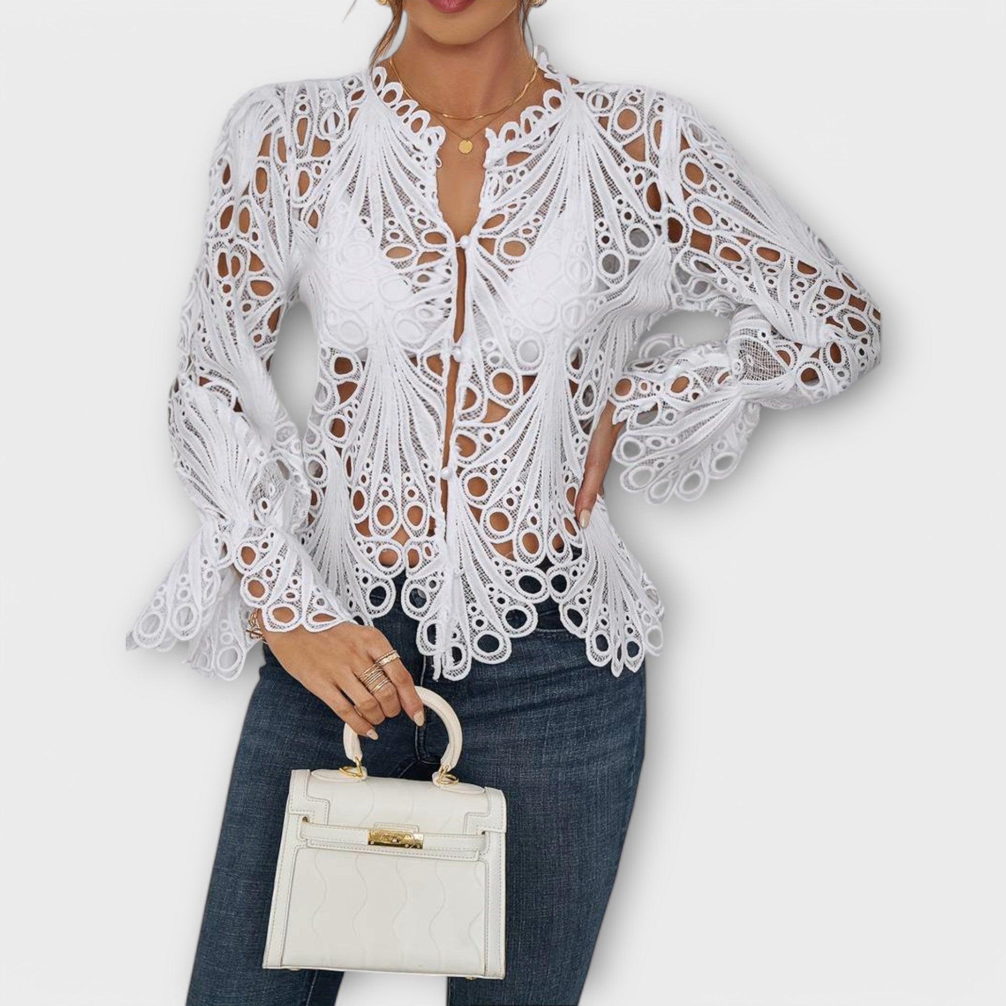 Aveline | Asymmetrical Blouse with Contemporary Style