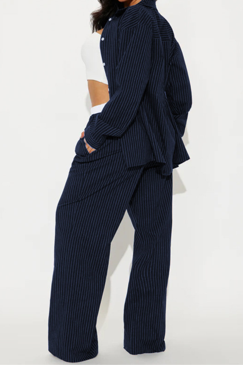 Colette | Two-piece striped set with absolute comfort