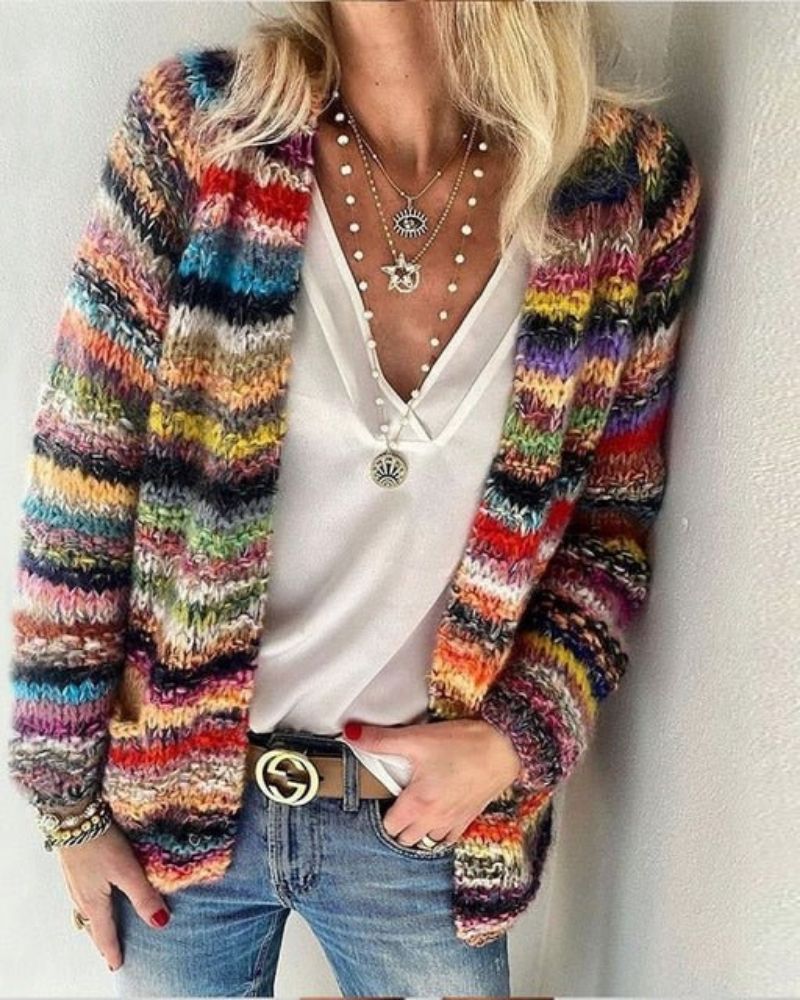 Sarai - Faux Wool Cardigan