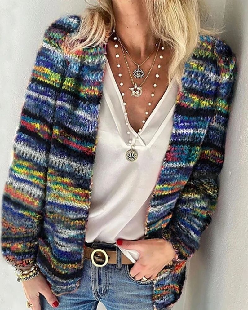 Sarai - Faux Wool Cardigan