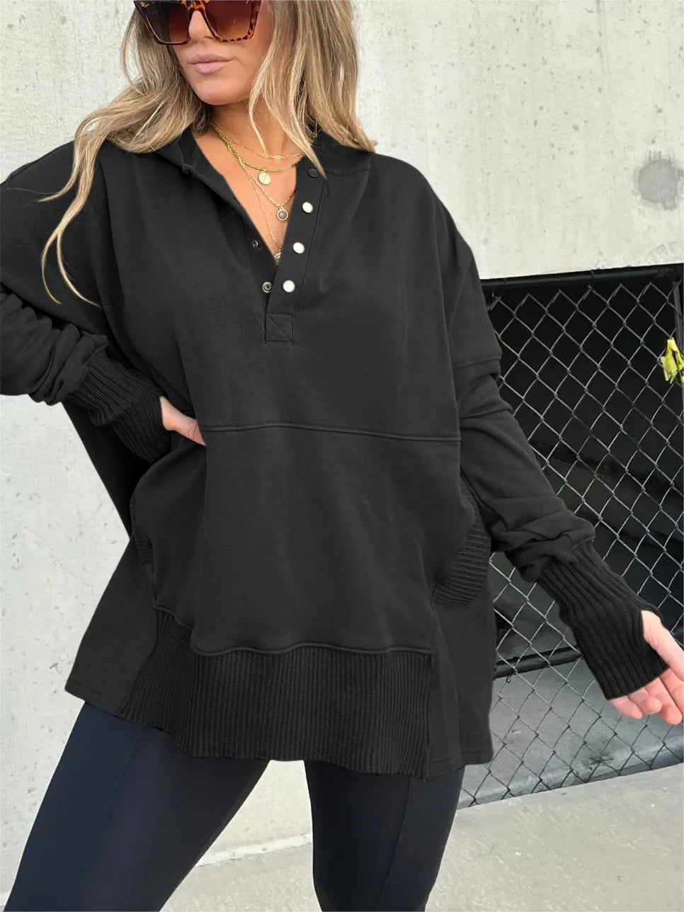 Maggie - Flowy Luxury Hoodie