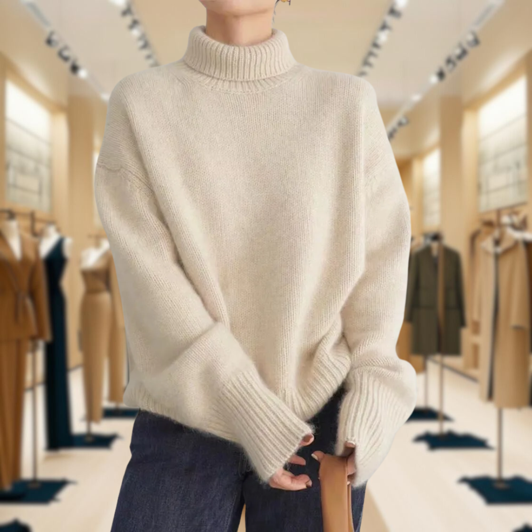 Mirrin – High Collar Sweater
