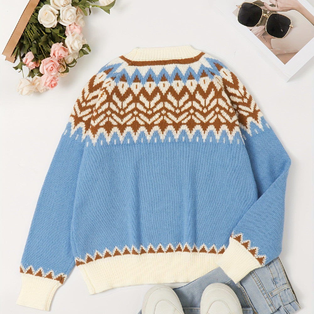 Victoria – Nordic Pattern Sweater
