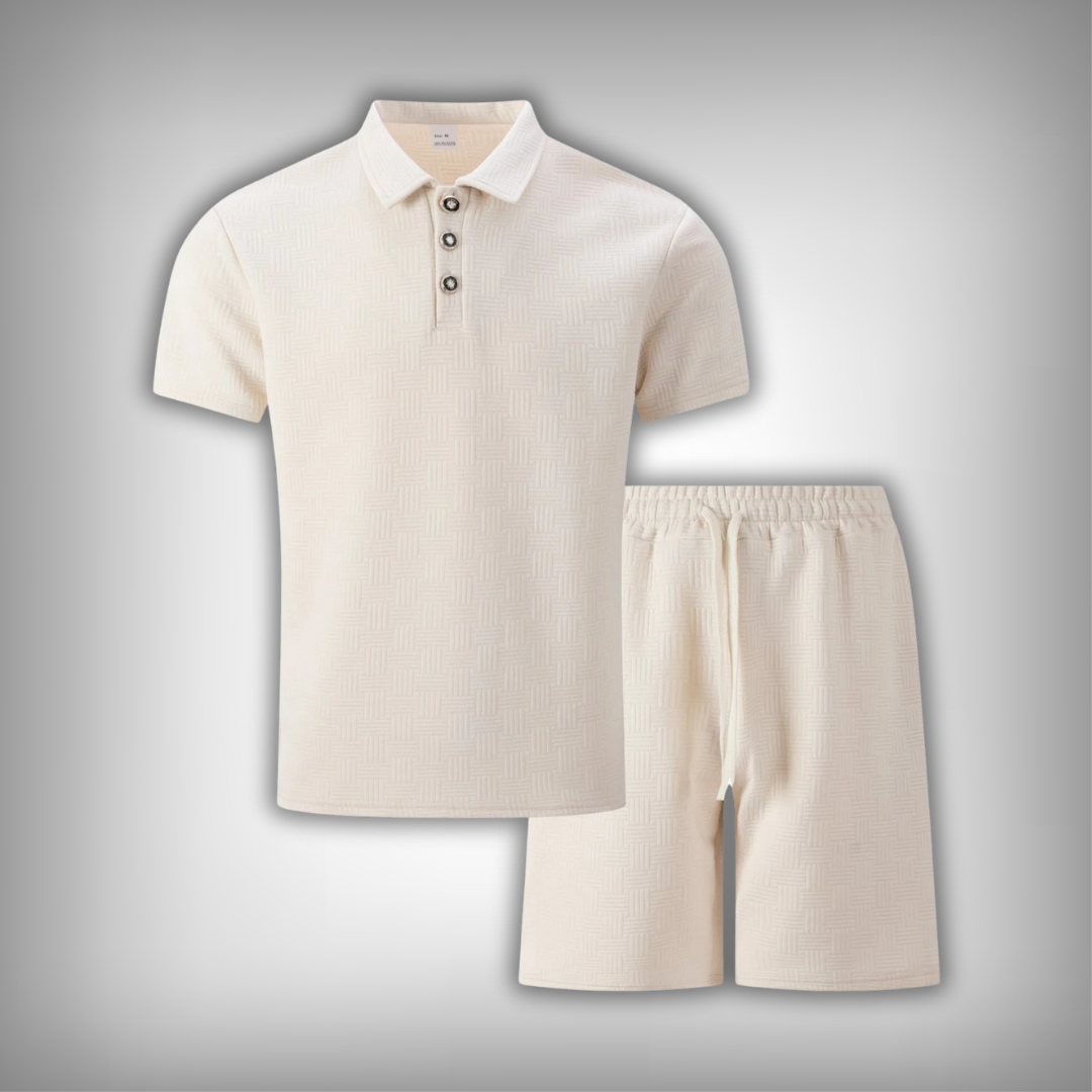 Saint-Raphaël – Textured Finish Summer Polo Shirt