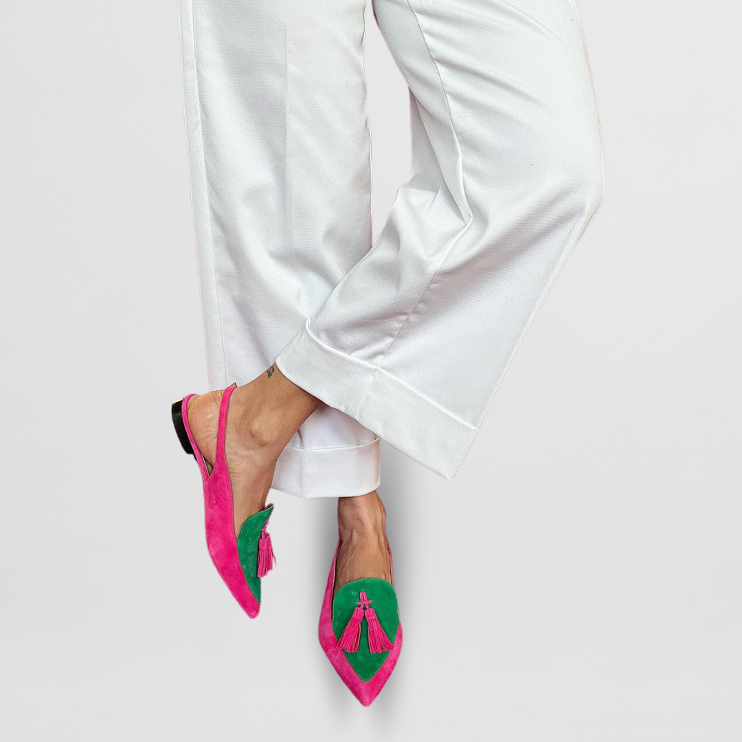 Luméa | Pointed Loafers in Solar Colors