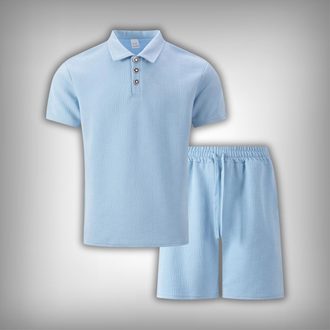 Saint-Raphaël – Textured Finish Summer Polo Shirt
