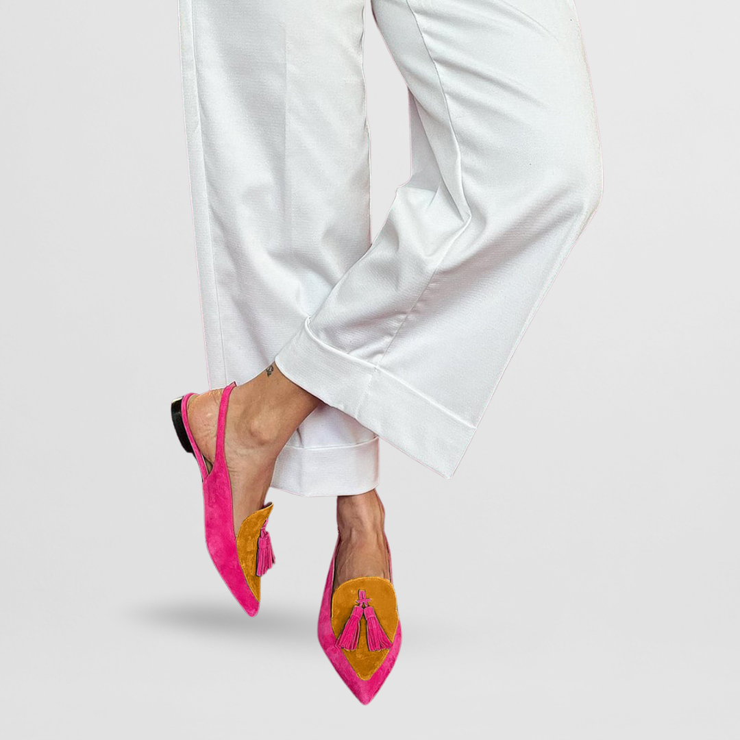 Luméa | Pointed Loafers in Solar Colors