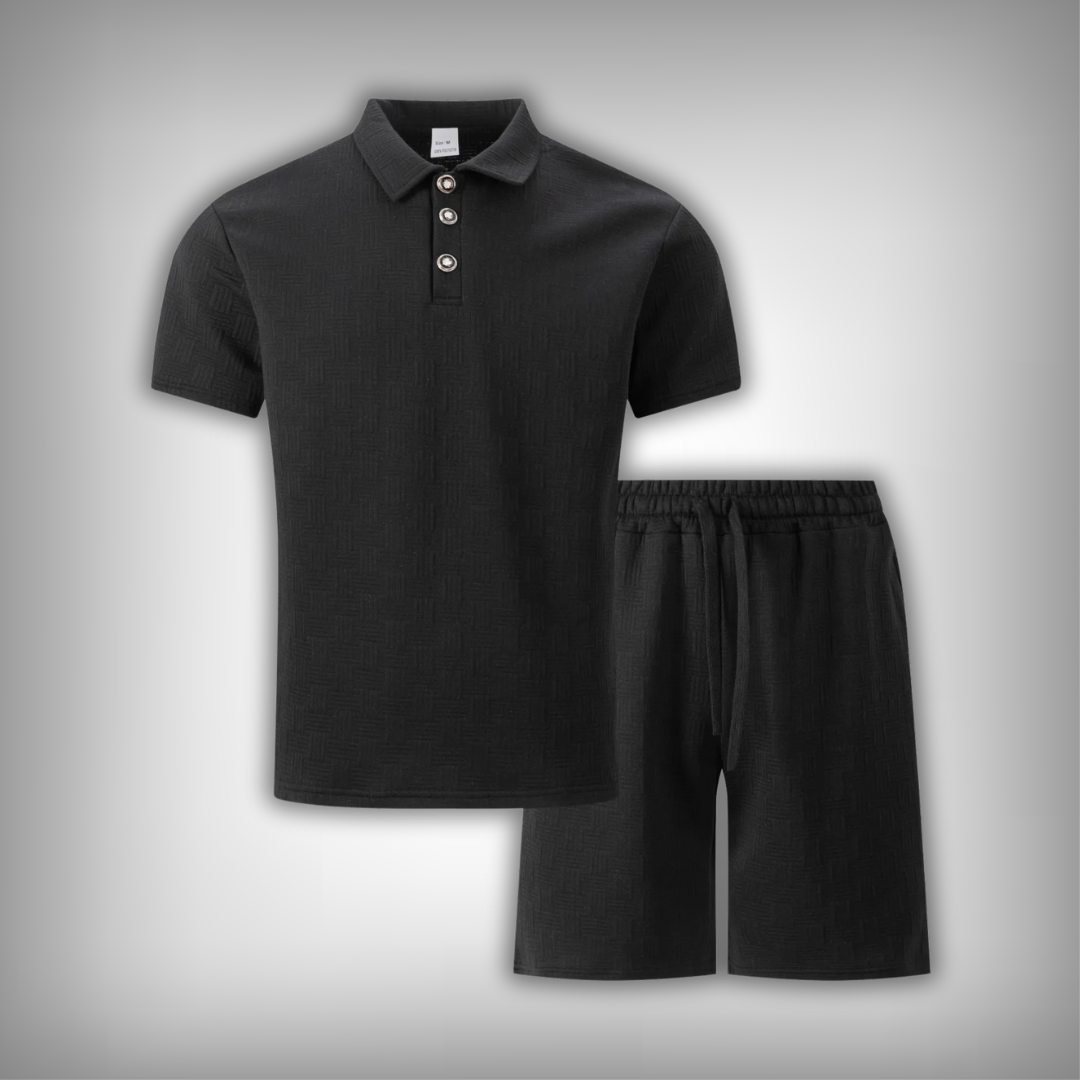 Saint-Raphaël – Textured Finish Summer Polo Shirt