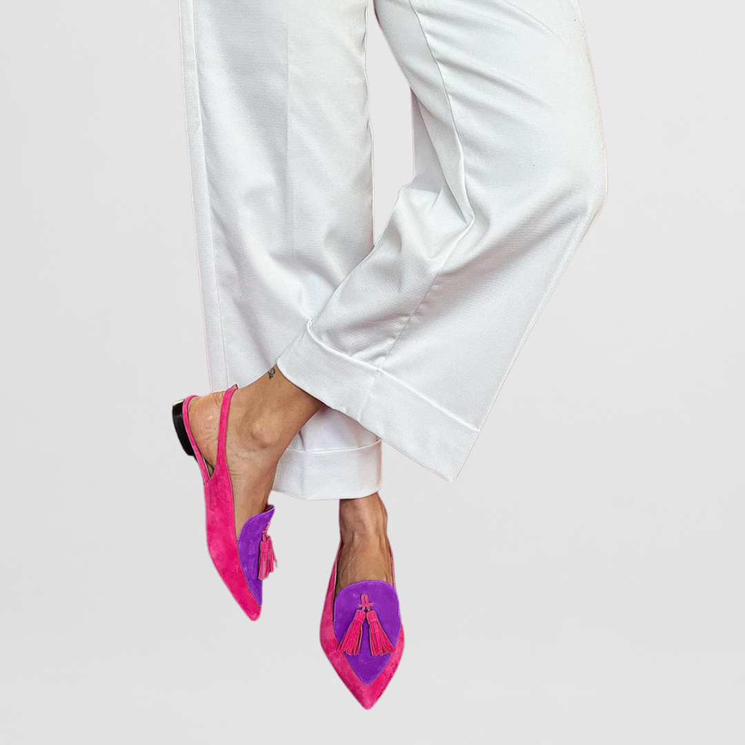 Luméa | Pointed Loafers in Solar Colors