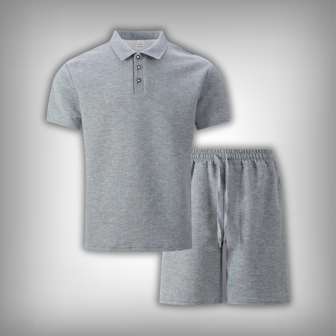Saint-Raphaël – Textured Finish Summer Polo Shirt