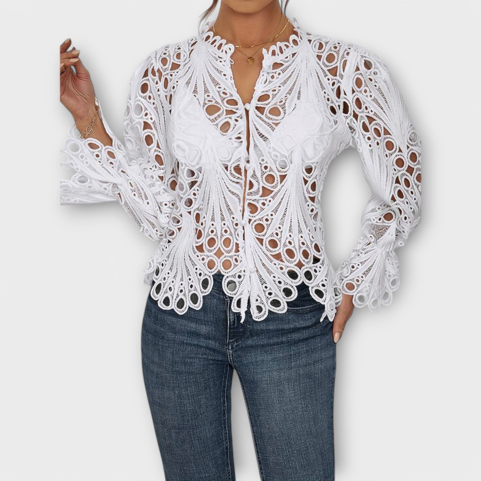 Aveline | Asymmetrical Blouse with Contemporary Style