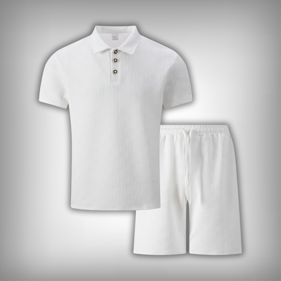 Saint-Raphaël – Textured Finish Summer Polo Shirt