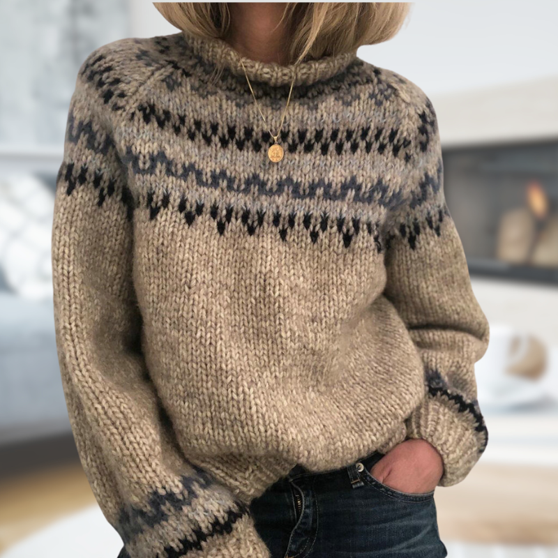 Valentina - Elegant and comfortable striped sweater