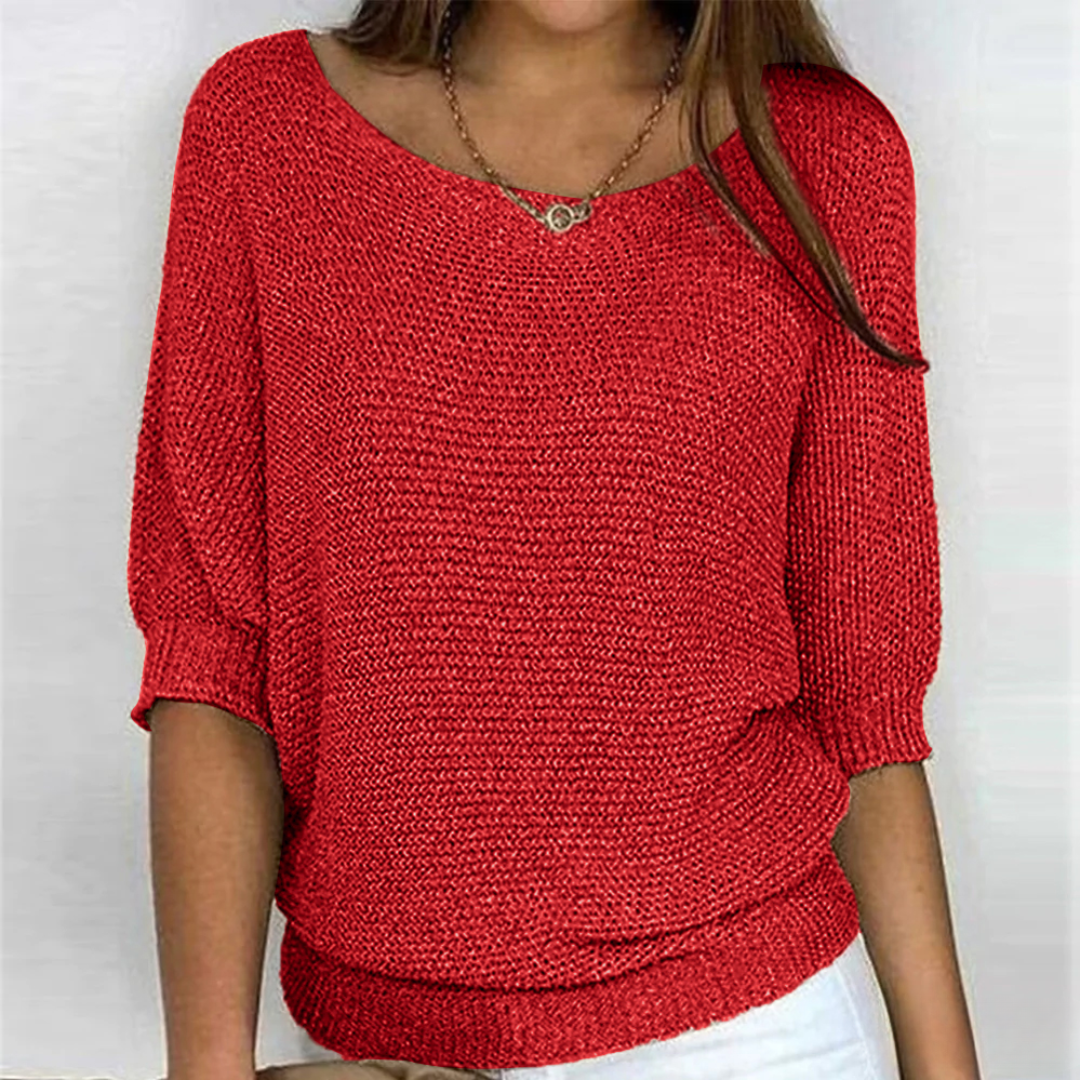 Rebecca - Elegant sweater made of quality knitted yarn