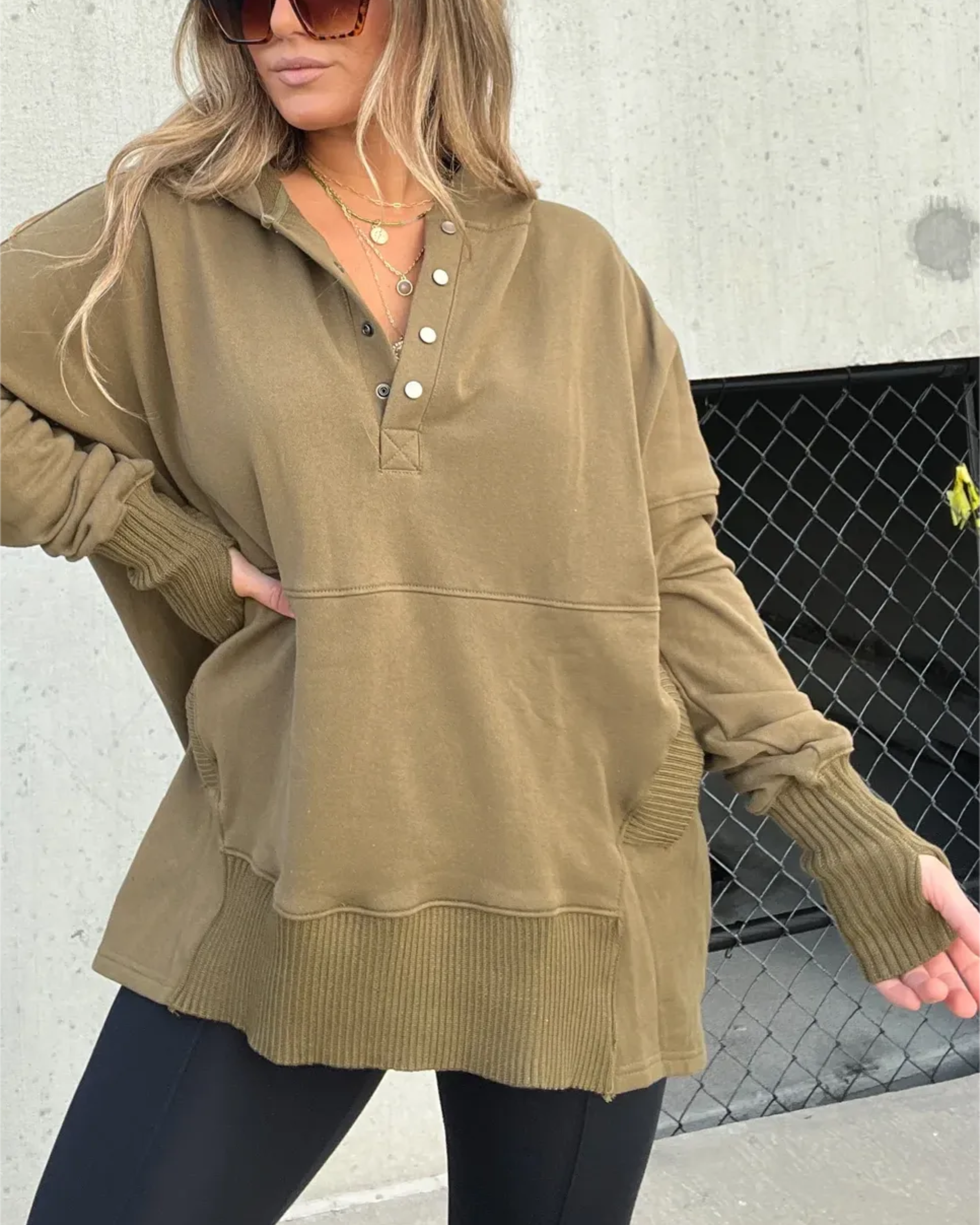 Maggie - Flowy Luxury Hoodie