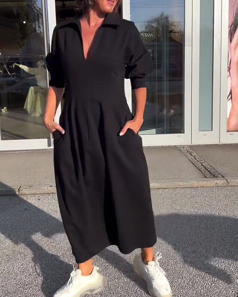 Almira – Elegant Comfort Maxi Dress