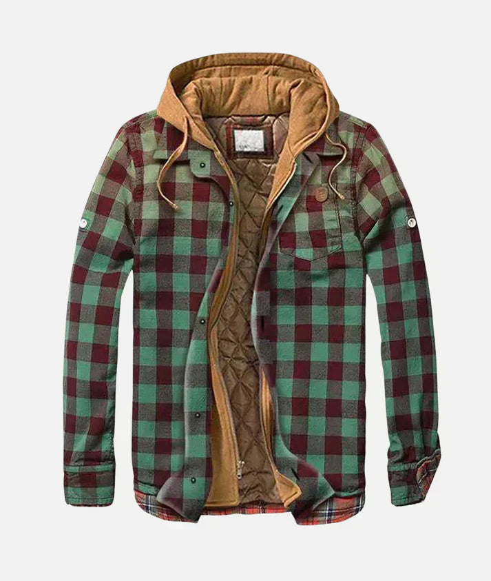 Alain – Checkered Patchwork Jacket