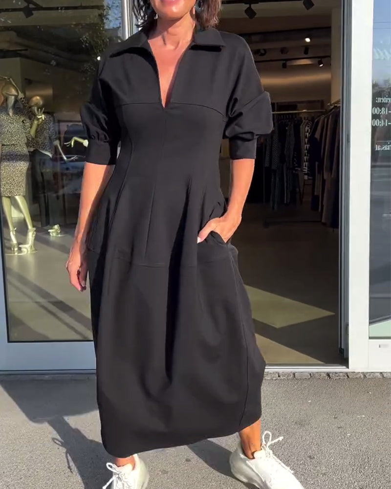 Almira – Elegant Comfort Maxi Dress