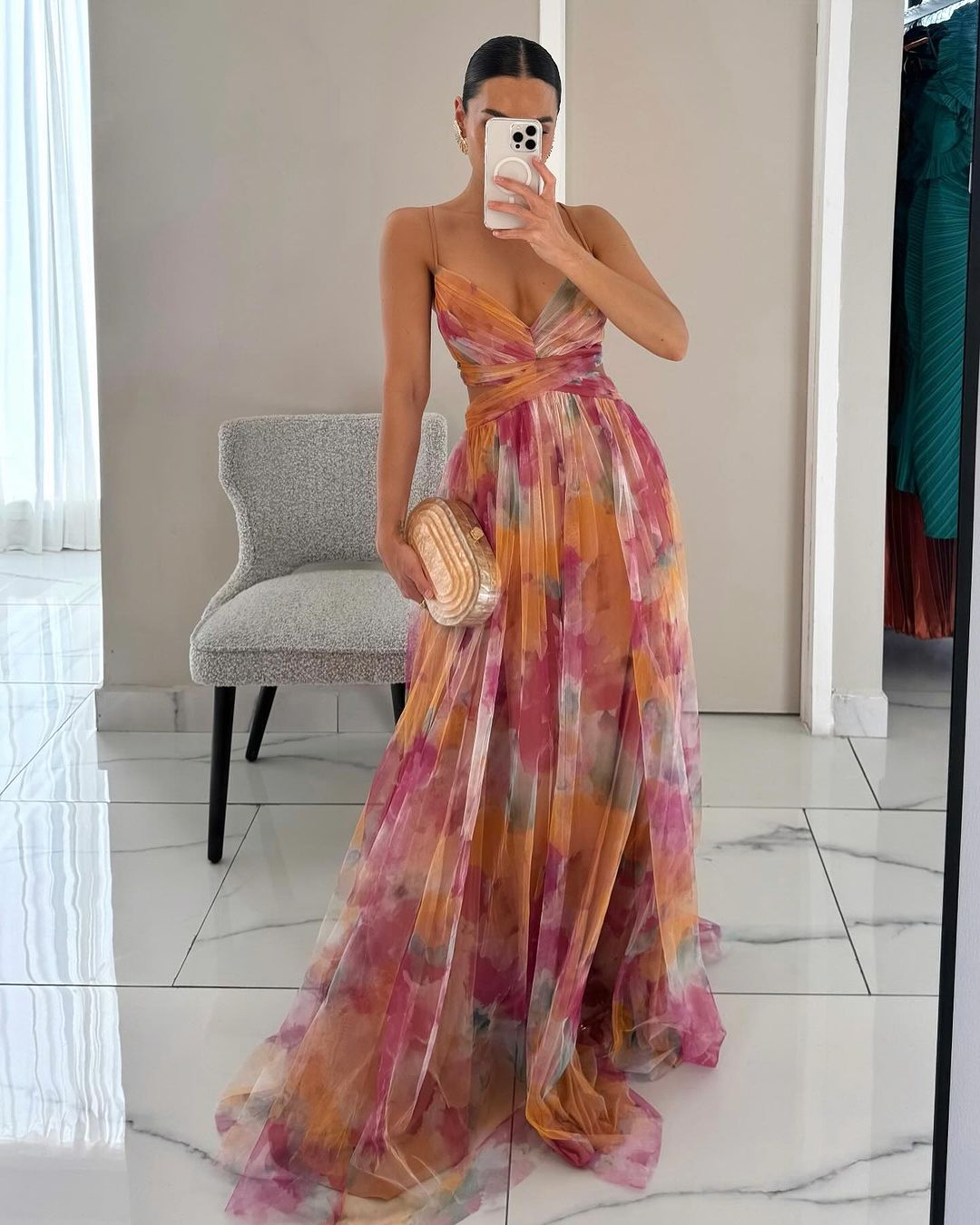 Amalya – Bohemian Floral Maxi Dress