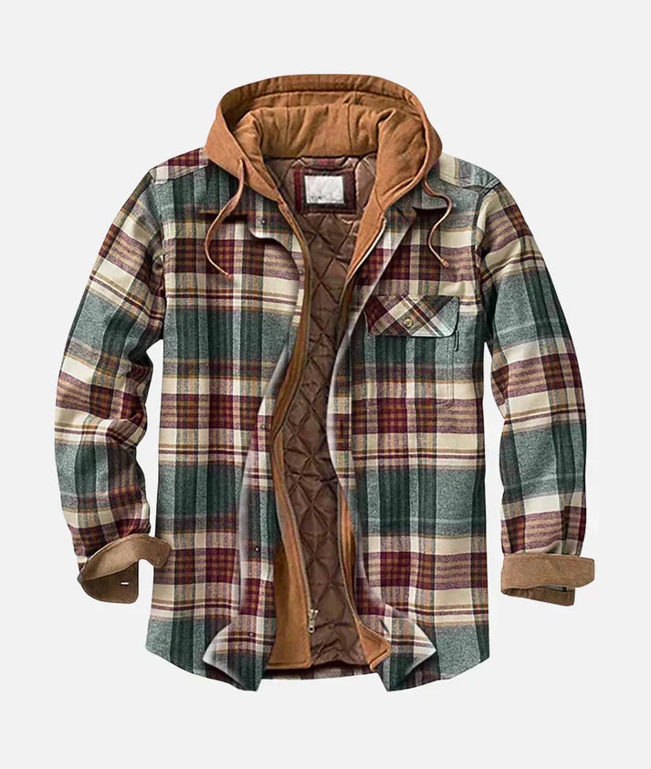 Alain – Checkered Patchwork Jacket