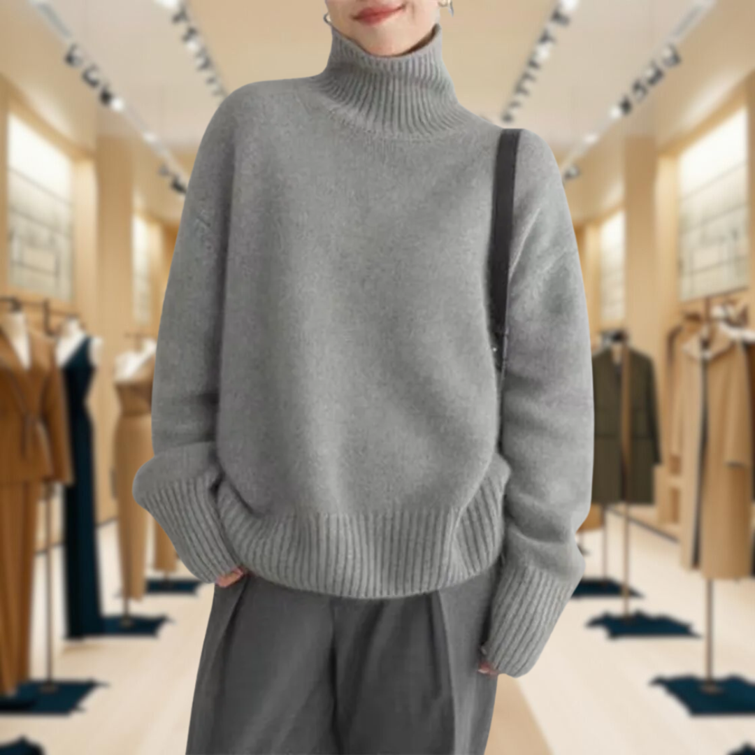 Mirrin – High Collar Sweater