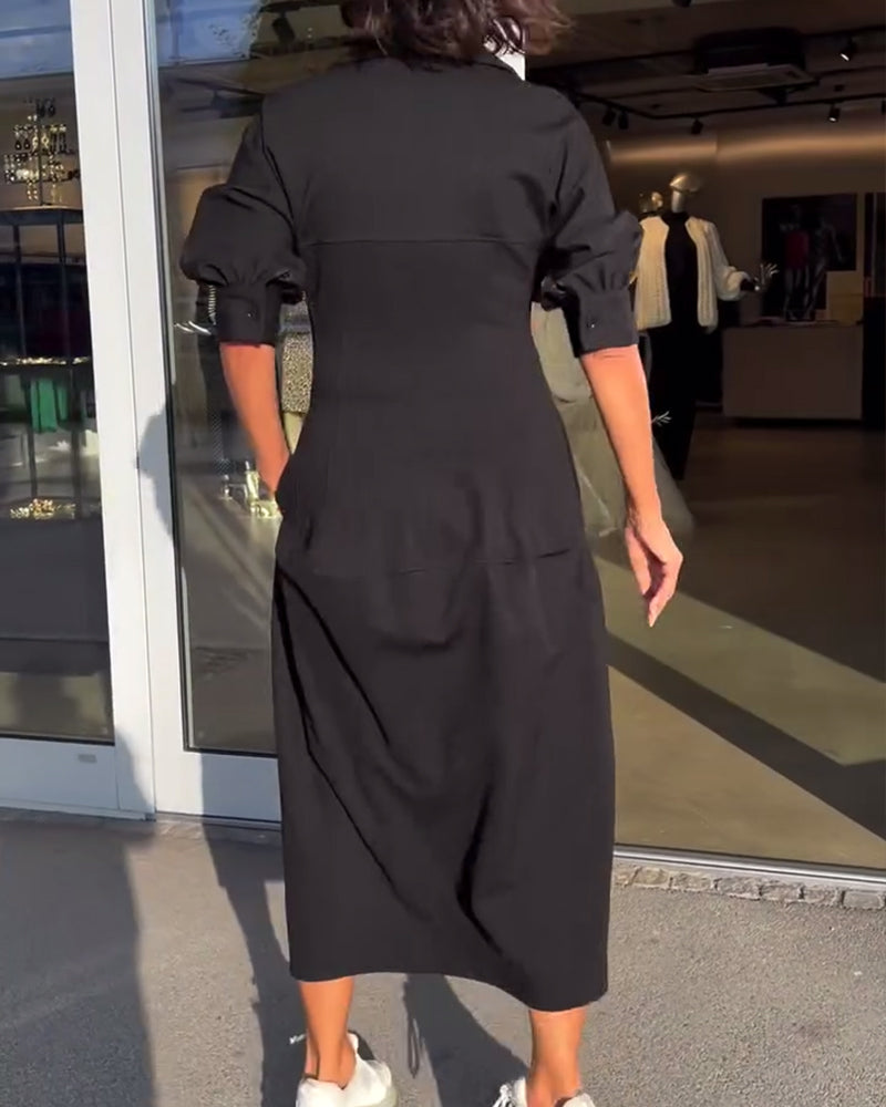 Almira – Elegant Comfort Maxi Dress