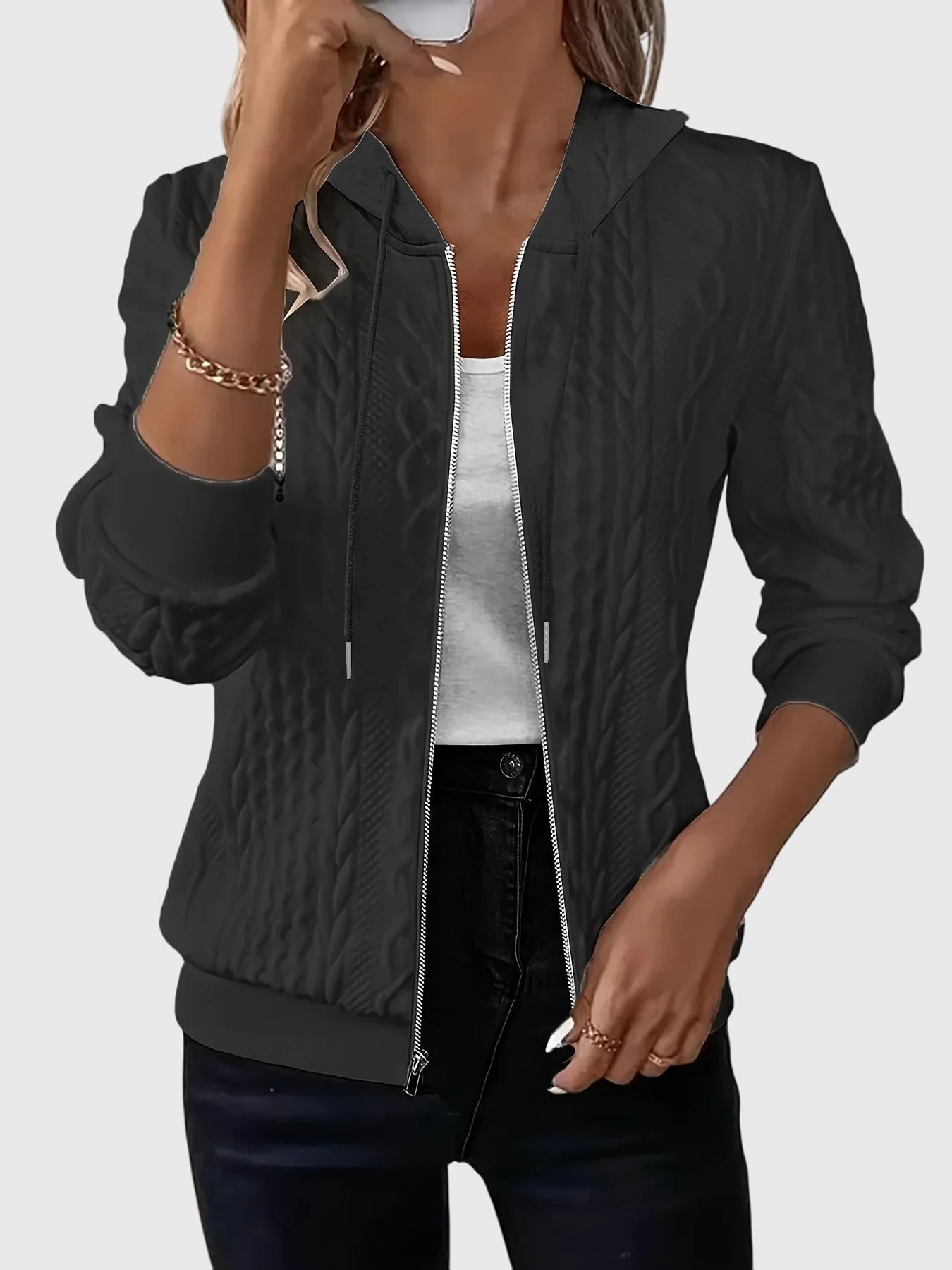 Mia | Cozy Zipper Hoodie